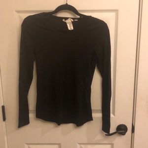 Long Sleeve Black Top